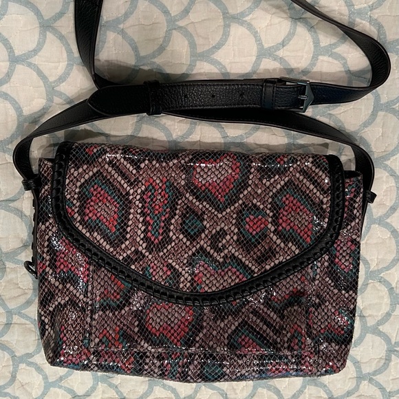 Aimee Kestenberg LoveOf Summer snake print leather crossbody. - Picture 3 of 5